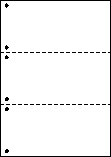 Ａ４白紙３面 穴−図