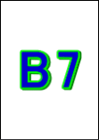 B7サイズの図