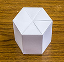 A4コピー用紙で作る六角柱