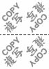 2分割-コピー偽造防止用紙−『COPY複写』仕様