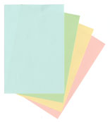 色上質紙Ｂ６サイズプリンター用紙（カラーペーパー）送料0円 スピード 