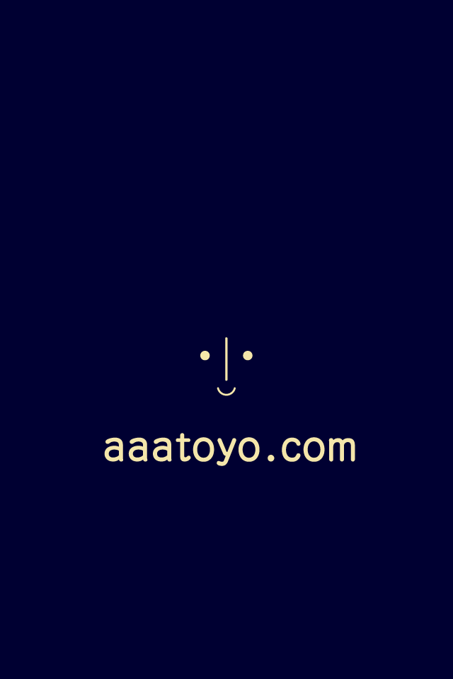 aaatoyo.com rogo for ｉＰｈｏｎｅ 壁紙