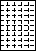 A4白紙　縦10面×横5面=50面　ミシン目入り用紙−図