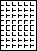A4白紙　縦10面×横6面=60分割−図