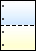 B5 2色グラデーション2面 穴　ミシン目入り用紙−図