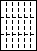 A4白紙　縦3面×横8面=18分割−図