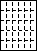 A4白紙　縦5面×横6面=30分割−図