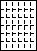 A4白紙　縦6面×横6面=36分割−図