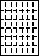 A4白紙　縦6面×横7面=42分割−図
