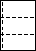 A4-3分割　綴じ部の切り離しミシン目入り用紙-図