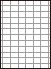 余白付き A4白紙　縦10面×横6面=60面　ミシン目用紙−図