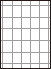 余白付き A4白紙　縦5面×横5面=25面　ミシン目用紙−図