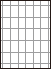 余白付き A4白紙　縦5面×横6面=30面　ミシン目用紙−図